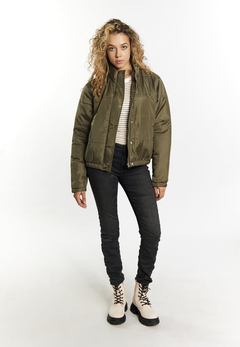 Mymo Leicht wattierte Blousonjacke Damen militärisch oliv - Image 2