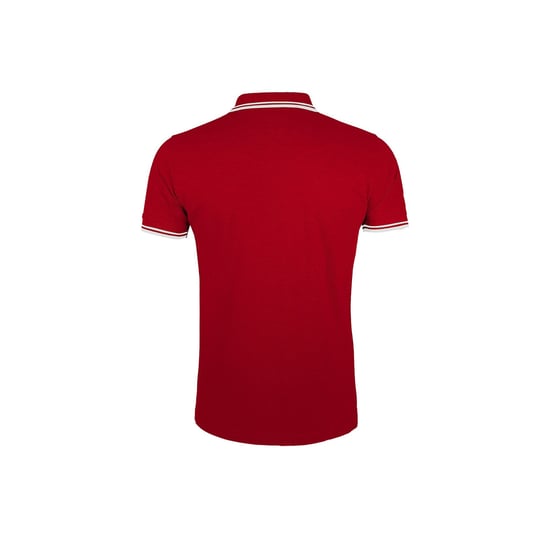 SOLS - Polo manches courtes PASADENA - Homme (Rouge/blanc) - Image 2