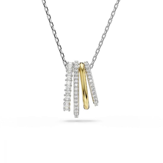 Swarovski 'Hyperbola' Damen-Halskette aus Metall - Silber/Gold 5696626 - Image 1
