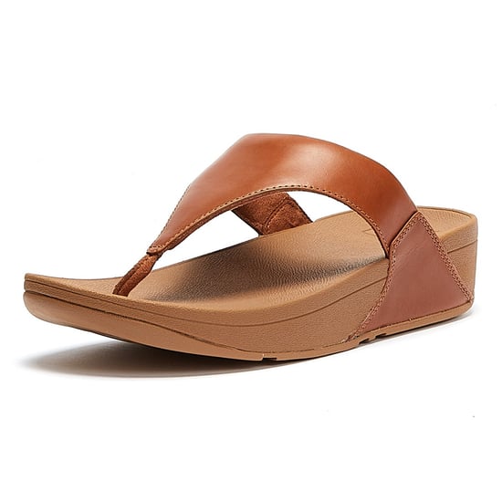 FitFlop Lulu Leder Damensandalen - (Tan) - Image 3