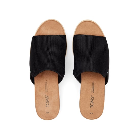 TOMS Diana Mule Polyester Damen Schwarz Wedges - Image 4