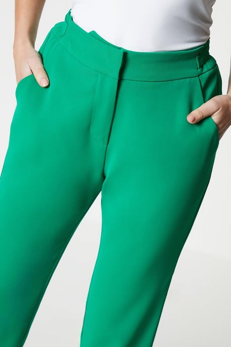 Petite Premium Ring Detail Tailored Trouser
