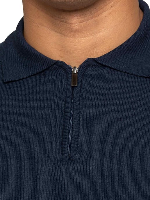Enzo Milano | Herren Polo-Pullover mit halbem Reißverschluss - Image 3