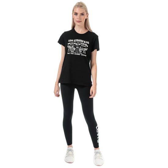 Women's Levis Logo Leggings in Black
