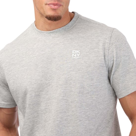 Men's DKNY 3 Pack Embroidered Logo T-Shirt in Black silver