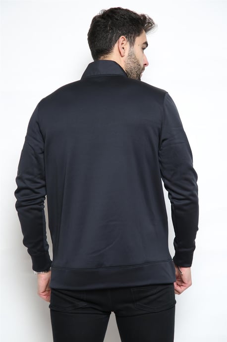 Unter Armour Herren Fleece Quarter Zip Track Top in schwarz - Image 2