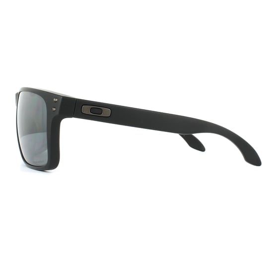 Lunettes De Soleil Oakley Holbrook XL OO9417-05 Mat Noir Prizme Noir Polarisé - Image 3