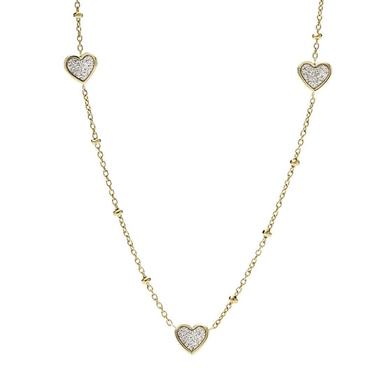 Fossil Schmuck 'Sutton' Damen Halskette aus Edelstahl - Gold JF03942710 - Image 1