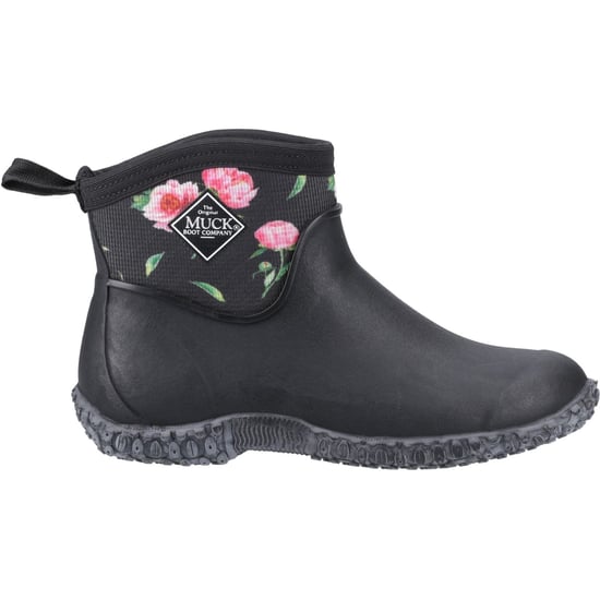 Muck Boots Muckster II Ankle Gummistiefel Schwarz/Rosen - Image 5