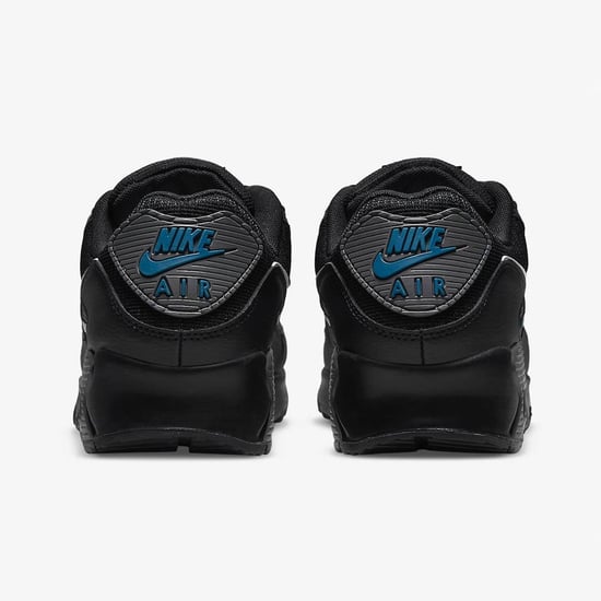 Nike Air Max 90 Herren Turnschuhe in Schwarz/Weiß/Marina/Eisen Grau - Image 5