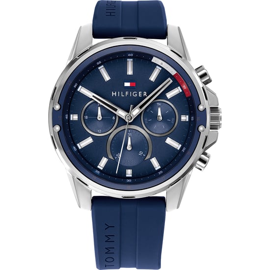 Tommy Hilfiger Mason Herren Blau Uhr 1791791 - Image 1