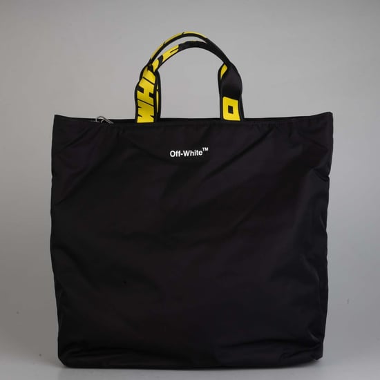 Nylon-Tragetasche HARDCORE mit Logo-Griffen in Schwarz - Image 1
