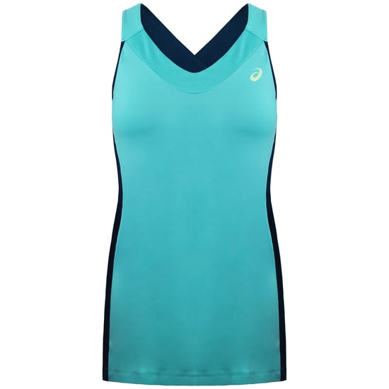 Asics Top Damen Padel-Tanktop, Blaugrün - Image 1
