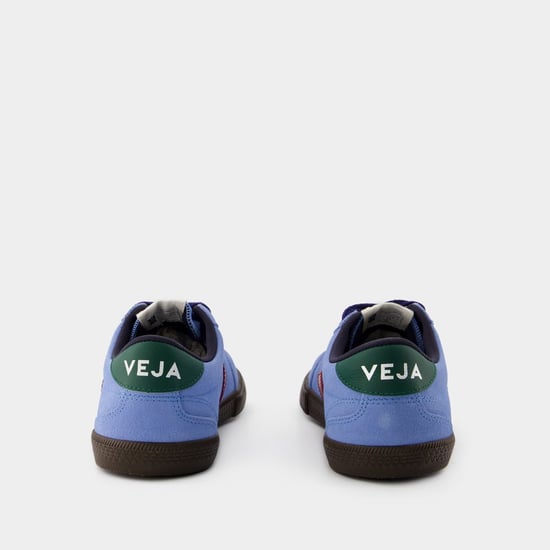 Volleyball Sneakers - Veja - Leder - Blau - Image 2