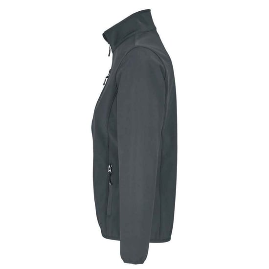 SOLS Womens/Ladies Falcon Softshell Recycled Soft Shell Jacket (Holzkohle) - Image 2