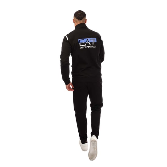 Men's Emporio Armani EA7 Visibility Cotton Tracksuit in Black