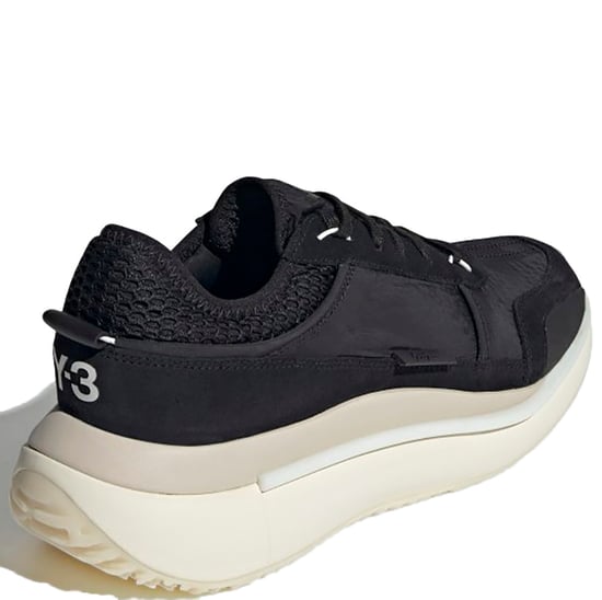 Men's Y-3 Ajatu Run Trainers in Black Cream
