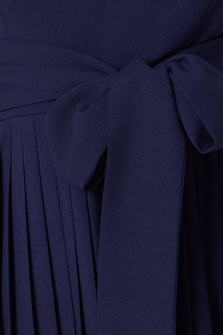 Petite Pleated Wide Leg Sleeveless Jumpsuit - Image 5