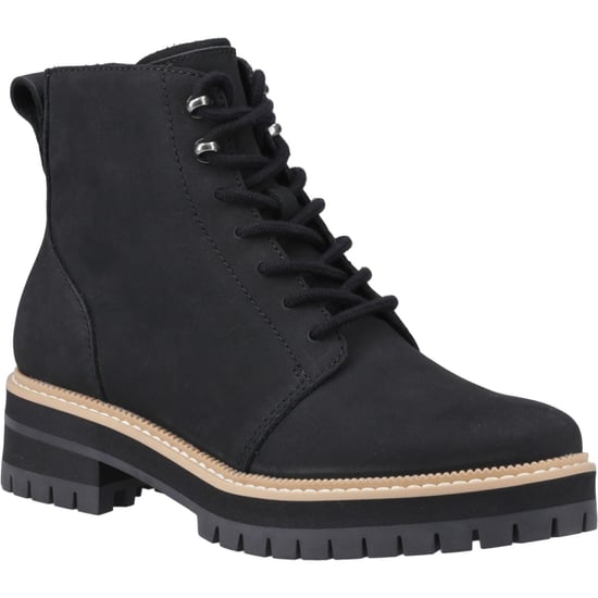 TOMS Wylder Leder Damen Schwarz Stiefel - Image 1
