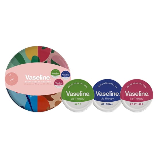 Vaseline Lip Balm 3pcs Gift Set Luscious Lips Collection Aloe Original & Rosy