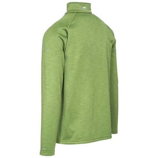 Trespass Herren Collins Fleecepullover mit Reißverschluss bis zur Brust (Hellgrün meliert) - Image 2