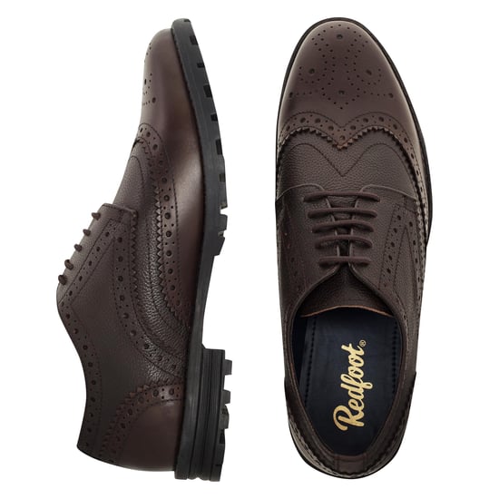 Redfoot James Dark Brown Brogue