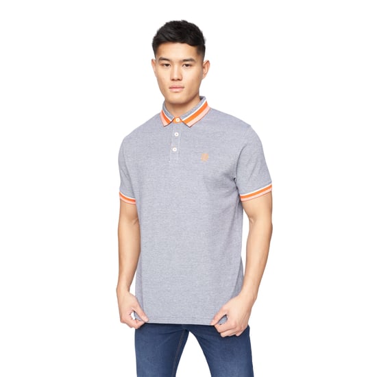 Crosshatch - "Cratmoore" Poloshirt für Herren (Dunkelgrau Marl) - Image 1