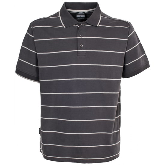 Trespass Herren Samani Kurzarm gestreiftes Poloshirt - Image 1