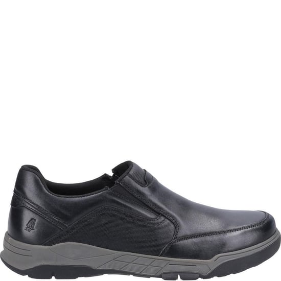 Hush Puppies Herren Fletcher Lederschuhe (Schwarz) - Image 3