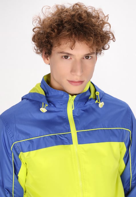 Mo Jacke Herren Limette Königsblau - Image 5