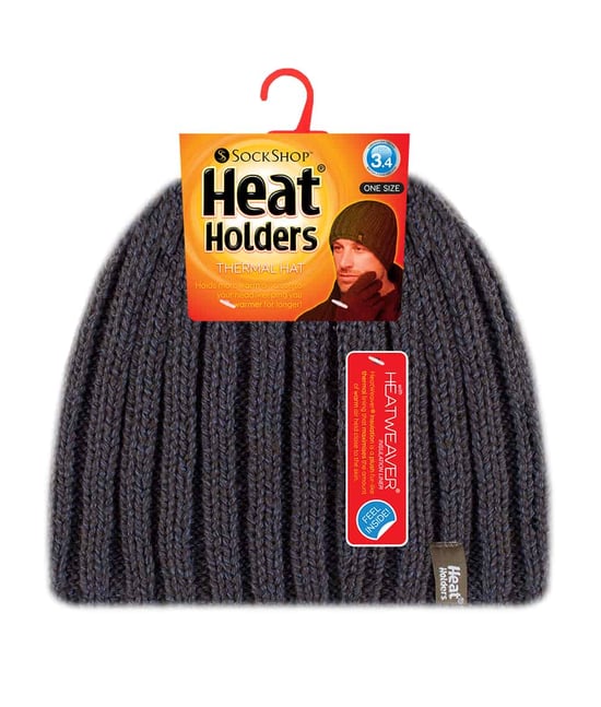 Heat Holders - Herren Fleece gefütterte gerippte Wintermütze - Image 2