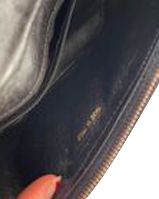 Chanel Vintage Gürteltasche aus schwarzem Kaviarleder - Image 6