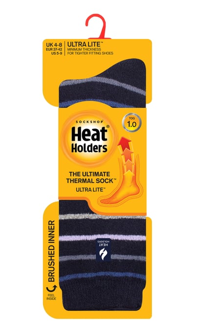 Heat Holders Damen Ultra Lite Thermo-Socken mit gebürstetem Innengarn, Marineblau (Riga) - Image 2