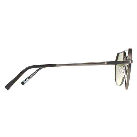Serengeti Aviator Unisex Matte Gunmetal Saturn Polarized Green 555nm Shelby