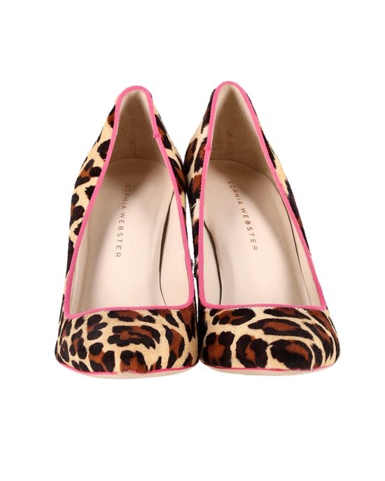 Sophia Webster Rio Pumps aus Ponyfell in Tiermuster - Image 5