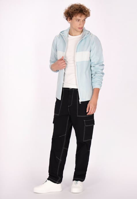 Mo Jacke Herren Blasses Türkis Weiss - Image 2