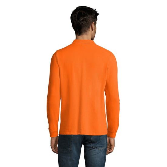 SOLS - "Perfect" Poloshirt für Herren Langärmlig (Orange) - Image 2