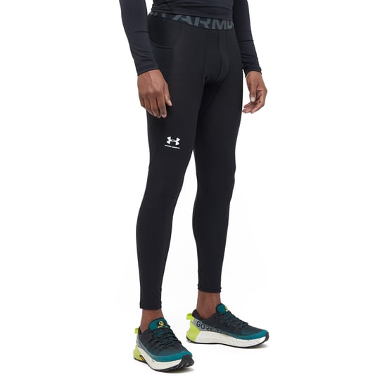 Under Armour Herren HeatGear Leggings, Schwarz - Image 1