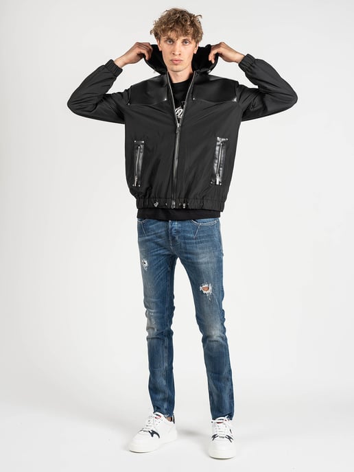 Les Hommes Jacke Windbreaker Herren schwarz - Image 5