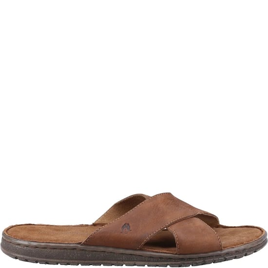 Hush Puppies - Herren Sandalen "Nile", Überkreuzt, Leder (Braun) - Image 3