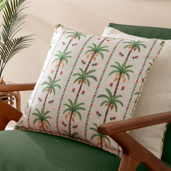 Wylder Tropics Okara-Palmen bedrucktes Polyester-Kissen - Image 6