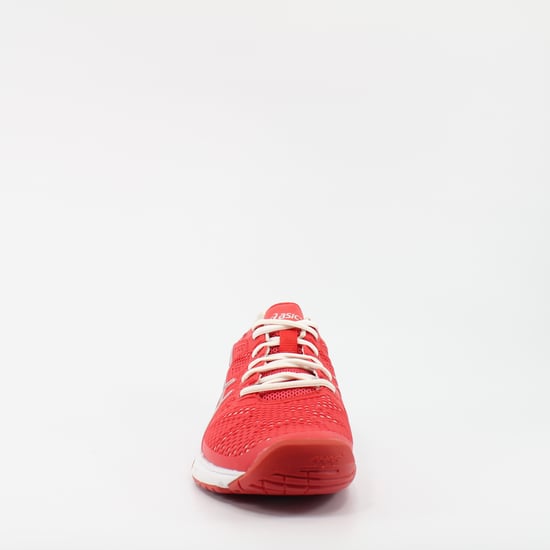 Asics Gel Solution Speed 2 Red Synthetic Womens Lace Up Trainers E450Y 2393