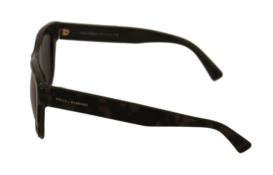 Dolce & Gabbana Men's Brown Mirror Lens Plastic Full Rim Sunglasses