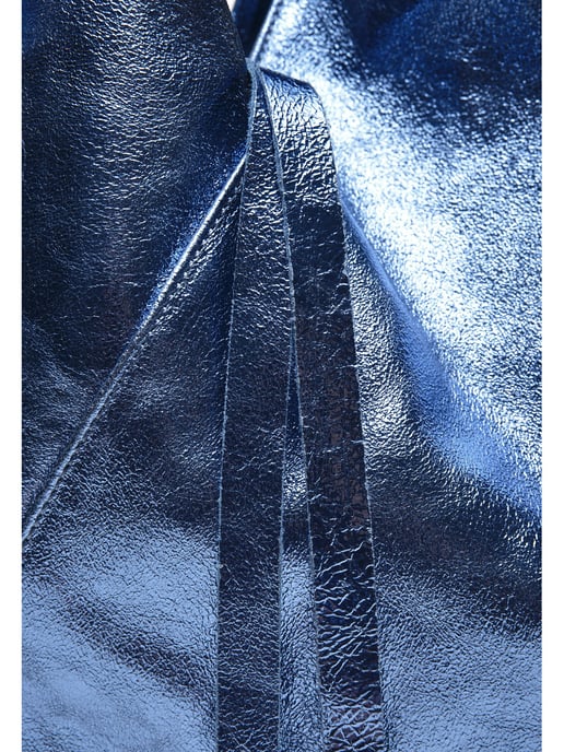 Isabella Rhea SS22 IR 8052 Bleu Cuir de vachette Sac - Image 3