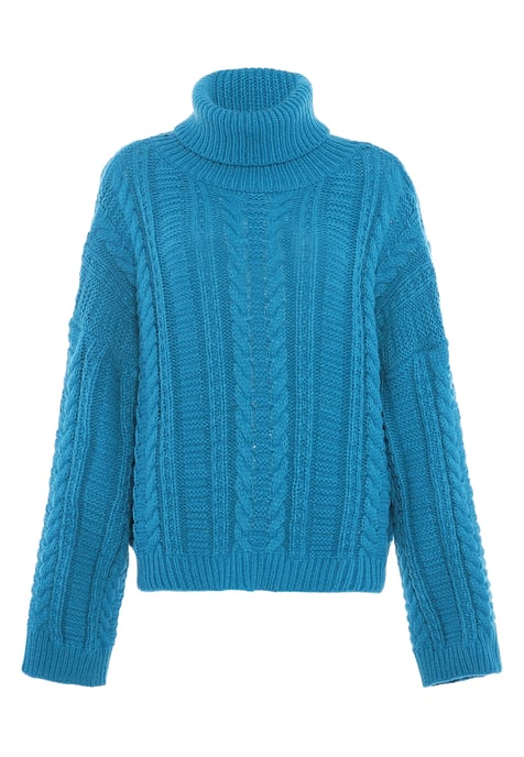 Mymo Pullover Damen türkis - Image 1