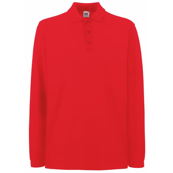 Fruit Of The Loom Herren Premium Langarm-Poloshirt - Image 1