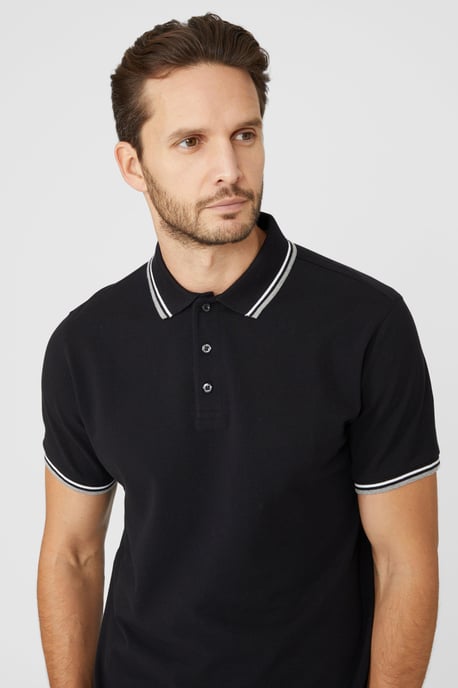 Pique Tipped Polo - Image 3