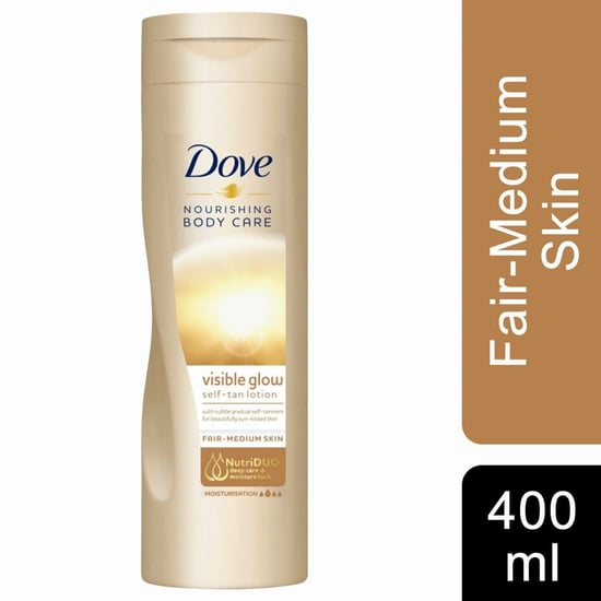 Dove Visible Glow Selbstbräunungs-Lotion Fair bis Medium 400ml - Image 1