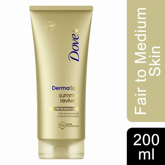 Dove Dermaspa Summer Revived Gradual Self Tan Body Lotion Fair To Medium 3 x 200ml
