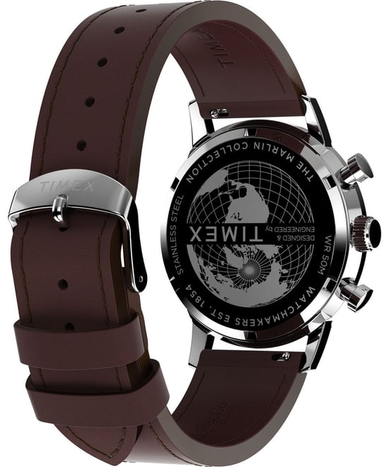 Timex Marlin Chrono Herrenbraun Uhr TW2W10200 - Image 4